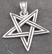Hop. Pentagram tuplaviiva kärki alas