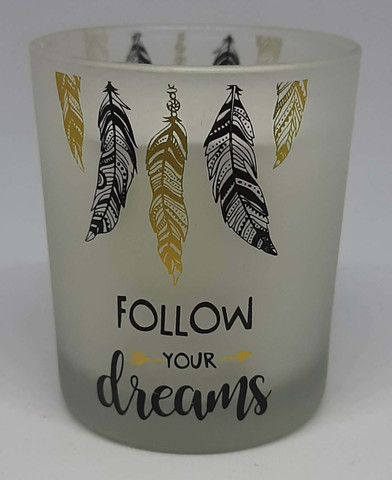 Fallow your Dreams/Seuraa unelmiasi kynttilä