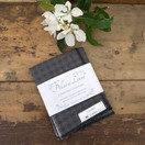 Tummanharmaa pellavarätti