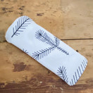 Luomupuuvilla kestopikkuhousunsuoja, valkoinen oksa