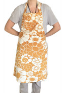 Ruskea kukka esiliina