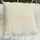 Keltakuviollinen koriste tyynynpääiilinen