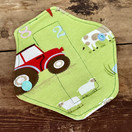 Yhdessä, parempi mieli, vihreäpohjainen kestopikkuhousunsuoja