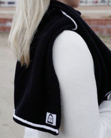 Scarf My oWn saddle, 100% cotton, black