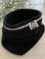 Scarf TUBE My oWn saddle, 100% cotton, black
