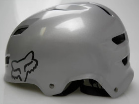 Fox Transition Hard Shell - BMX-/yleiskypärä, koko S, silver