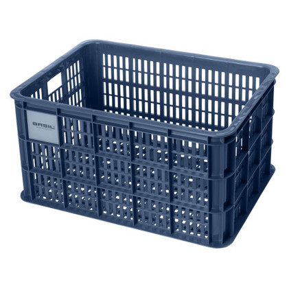Basil Crate L 40l suuri tavarakori pyörään MIK-adapterilla