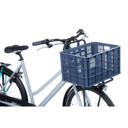 Basil Crate L 40l suuri tavarakori pyörään MIK-adapterilla