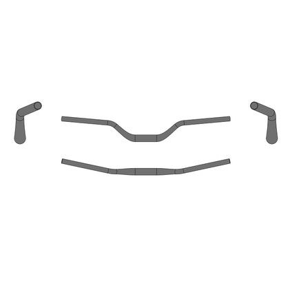 Ergotec Riser Bar 70/35 780mm/35mm/70mm ohjaustanko