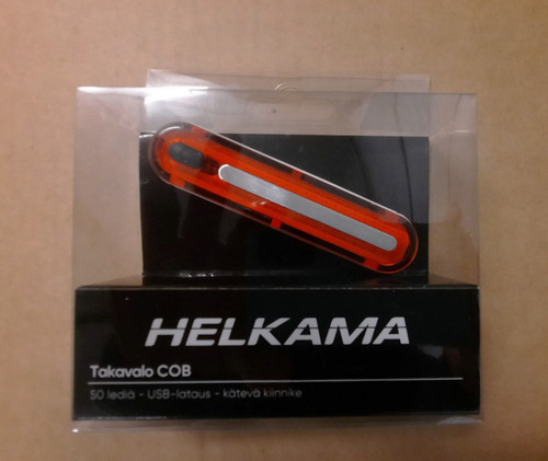 Helkama COB 50 - led-takavalo, usb-ladattava