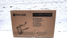 Phylion Joycube - laturi Helkama E-Fat -sähköpyörien 397Wh/11Ah akulle 