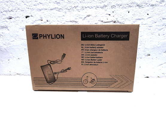 Phylion Joycube - laturi Helkama E-Fat -sähköpyörien 397Wh/11Ah akulle 