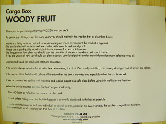 Atran Velo Woody Fruit AVS - tavarakori 23l