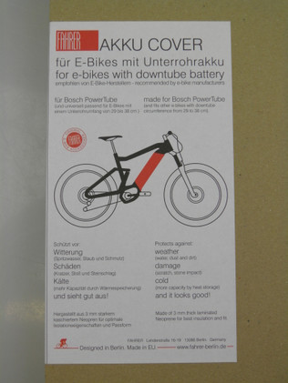 Fahrer - sähköpyörän integroidun runkoakun suoja 