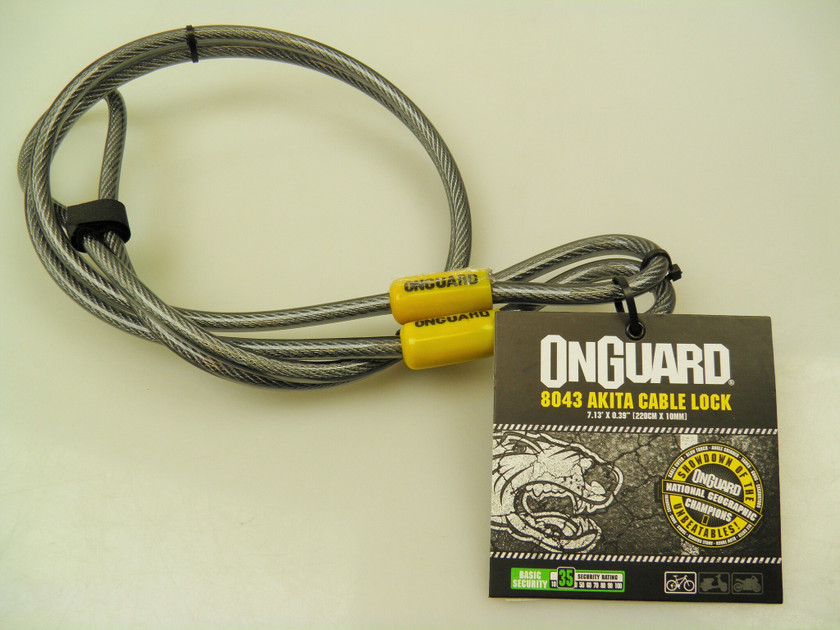 Lucchetto a Cavo ONGUARD Akita Lucchetti cavo Sport e tempo libero cinfinite-tok