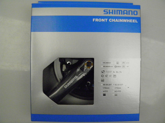 SHIMANO Acera HyperDrive FC-M361 3x7/8-v kampisarja