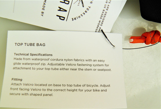 Restrap Top Tube Bag - runkolaukku