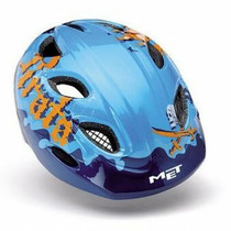 MET Elfo Blue Pirates XS/46-53cm lasten kypärä