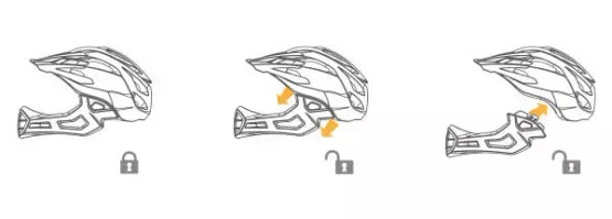 Cratoni C-Maniac MTB 2 in 1 fullface - kypärä, 3 kokoa