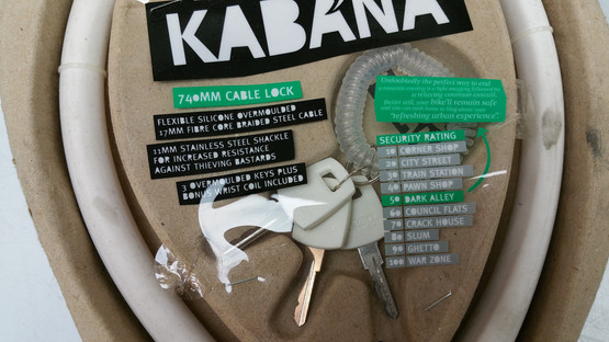 Erä Knog Kabana 740mm / 17mm kaapelilukko