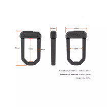 Hiplok D1000 U-lukko, ylivoimainen suoja rälläköintiä vastaan