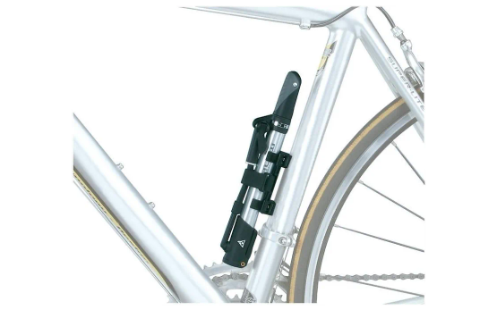 Topeak Mini Morph minipumppu 11bar kuljetustelineellä
