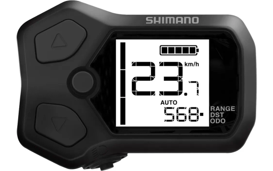 Shimano SC-E5000 sähköpyörän näyttö-/kytkinyksikkö