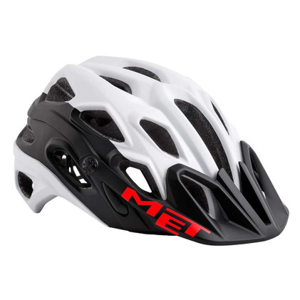MET Lupo - maastopyöräily kypärä, , valko/musta, koko M