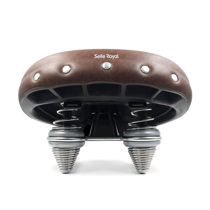 Selle Royal Drifter Plus sohvasatula geelipehmennyksellä ja jousituksella, ruskea