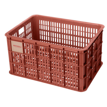 Basil Crate L 40l suuri tavarakori pyörään MIK-adapterilla