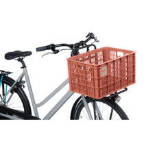 Basil Crate L 40l suuri tavarakori pyörään Atran Velo AVS-adapterilla