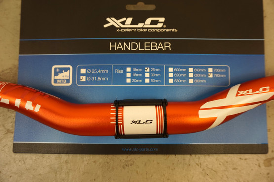 XLC Riserbar All Mountain 25mm HB-M16 780mm/318mm , matta oranssi