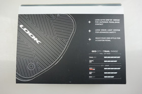 Look Geo City Grip - flat-polkimet, musta 9/16