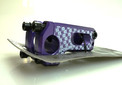 Xposure Clutch Stem - ohjaiskannatin 22,2mm clampille, violetti