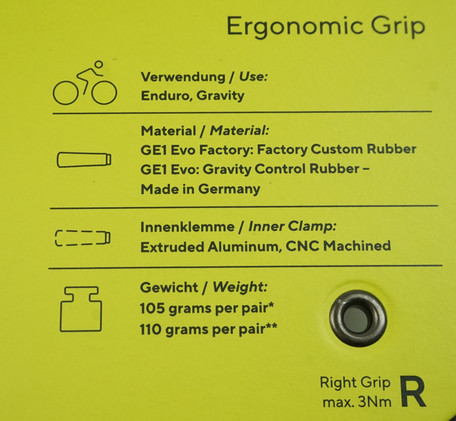 Ergon Mountain GE1 Evo ergonominen MTB-kädensija