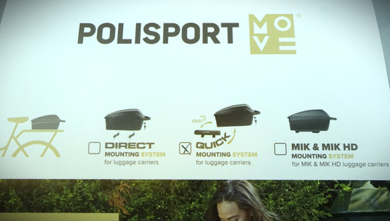 Polisport Move Top Case  11l tavaratelinelaukku pikakiinnitystelakalla