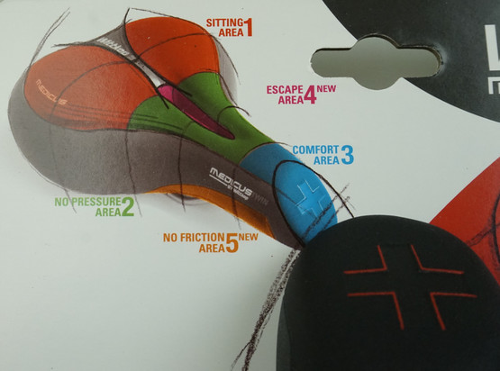 Wittkop Medicus 2.0 Lady kaupunki- ja sähköpyörän satula naisille
