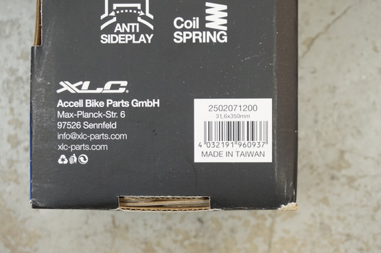 XLC SP-S05 31,6mm/350mm jousitettu satulatolppa max. 120kg