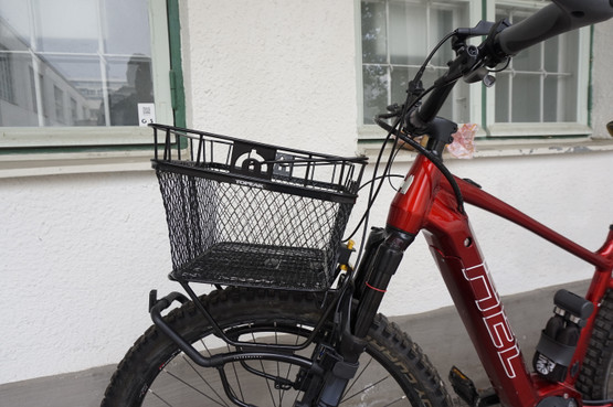 Topeak Tetrarack M1 MTX-etutavarateline+MTX Basket 23l -yhdistelmä