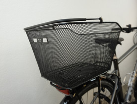 XLC BA-B11 27l pyöräkori Racktime Snap-It 2.0 -järjestelmän adapterilla