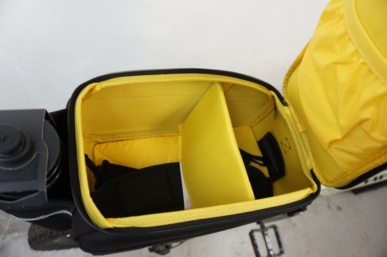 TOPEAK BeamRack V-TYpe MTX -tavarateline+Topeak TrunkBag 8l MTX-laukku