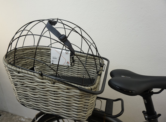 QT Cycle Tech Enna 2.0 AVS-yhteensopiva lemmikinkuljetuskori kupolilla