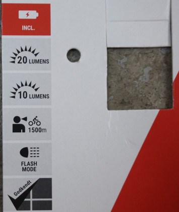 Spanninga Lanza led-valosetti etu/taka, paristoilla