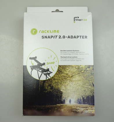 Racktime Snap-It 2.0 adapteri koriin tai laukkuun 