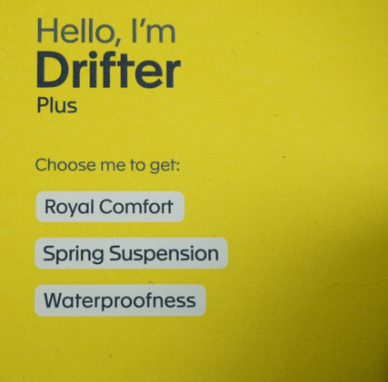 Selle Royal Drifter Plus sohvasatula geelipehmennyksellä ja jousituksella, ruskea