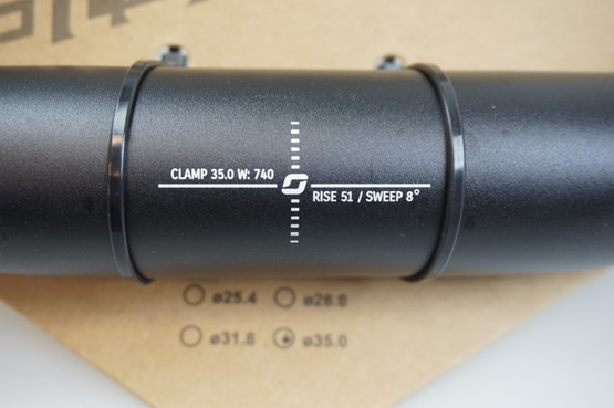 Satori Evo Max H-001 Riser Bar 740mm / 35mm / 55mm / 8 astetta ohjaustanko