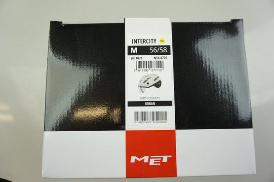 MET Intercity MIPS - sähköpyöräilykypärä, harmaa, M / 56-58cm