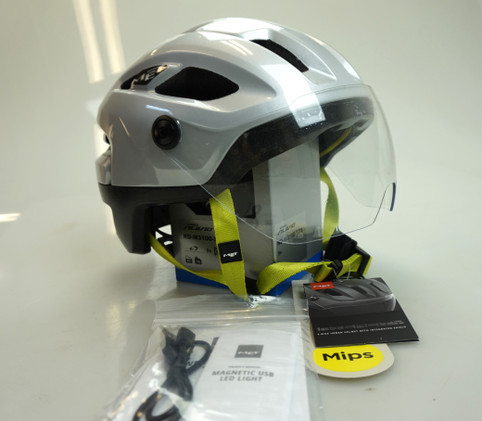 MET Intercity MIPS - sähköpyöräilykypärä, harmaa, M / 56-58cm