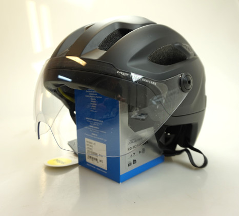 MET Intercity MIPS - sähköpyöräilykypärä, musta matta, L / 58-61cm