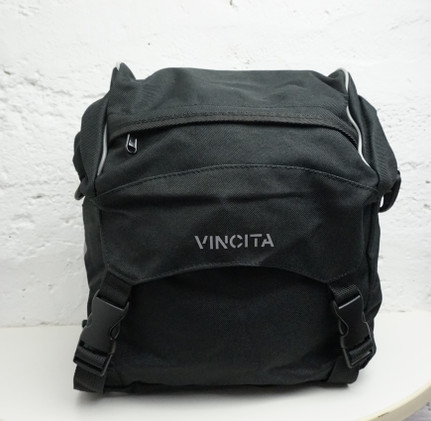 Vincita Pannier Small 9,7l - sivulaukku yleismallin kiinnityksellä, etu/taka